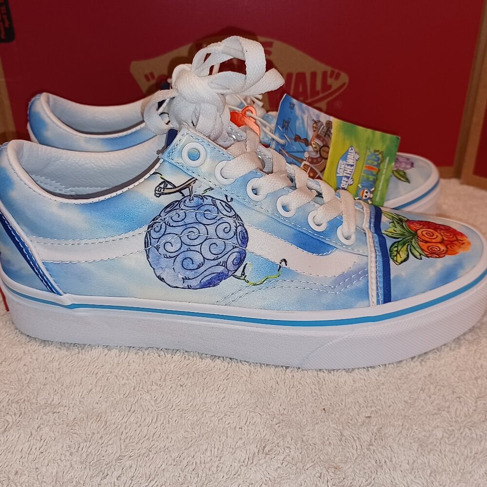 Vans Men's 3.5/Women's 5 One Piece x Old Skool 'Devil Fruit' VN0007NT7WM